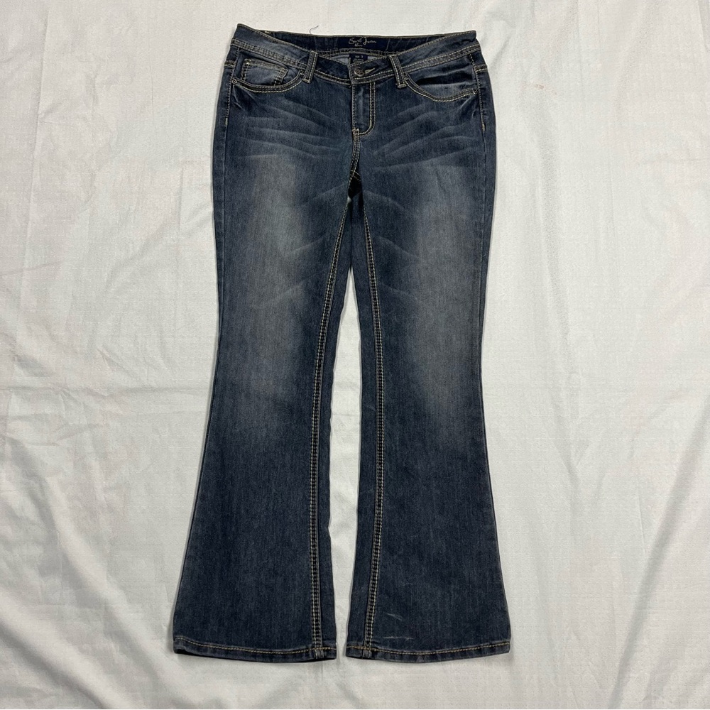 Earl jeans ladies light stonewash, jeans, size 7